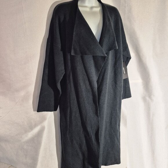 Promesa lovely long Cardigan sweater, 40" long, Dark Bluish Grey, Large. NWT - Picture 6 of 16